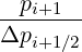  p
--i+1---
Δpi+1∕2