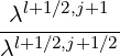 -λl+1∕2,j+1-
λl+1∕2,j+1∕2