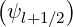 (     )
 ψl+1∕2