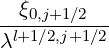 -ξ0,j+1∕2---
λl+1∕2,j+1∕2