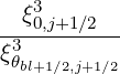   ξ30,j+1∕2
ξ3---------
 θbl+1∕2,j+1∕2