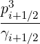 p3
-i+1∕2
γi+1∕2