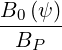 B0 (ψ)
------
  BP