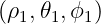 (ρ ,θ ,ϕ )
  1  1  1